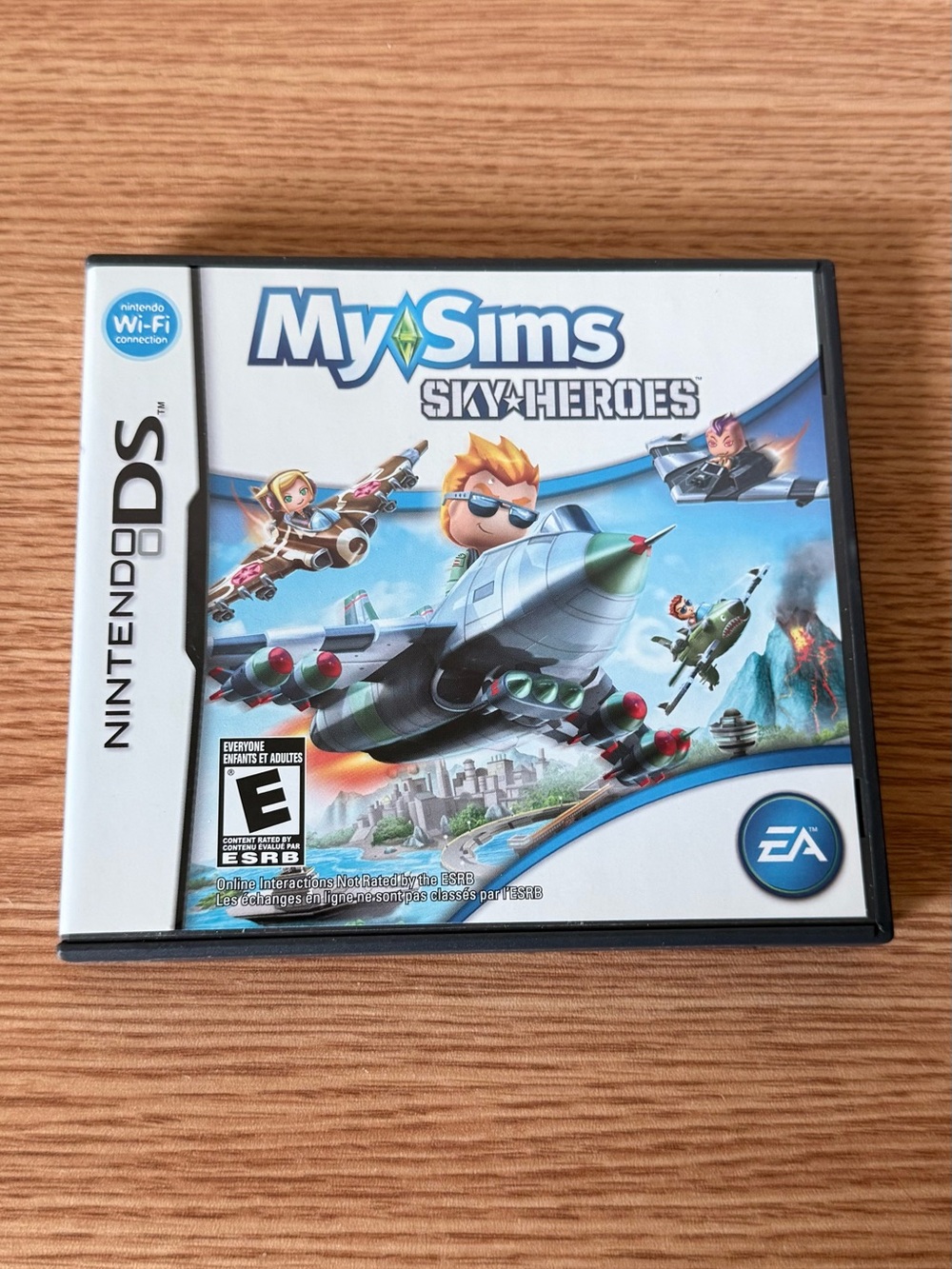 Nintendo DS MySims SkyHeroes - White, Blue, Green Cover Art